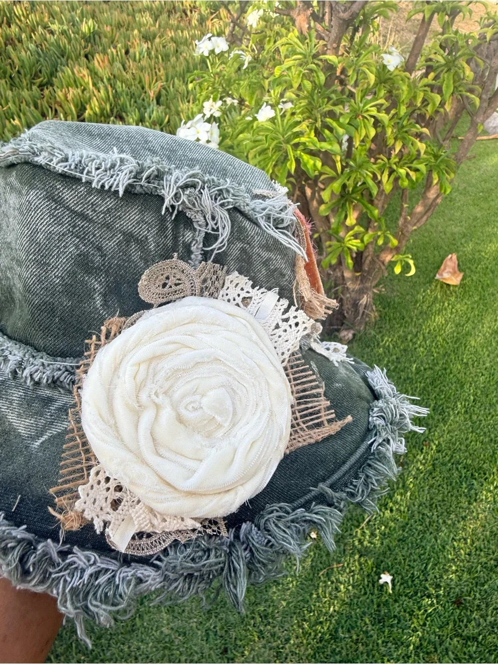 Handmade Floral bucket hat